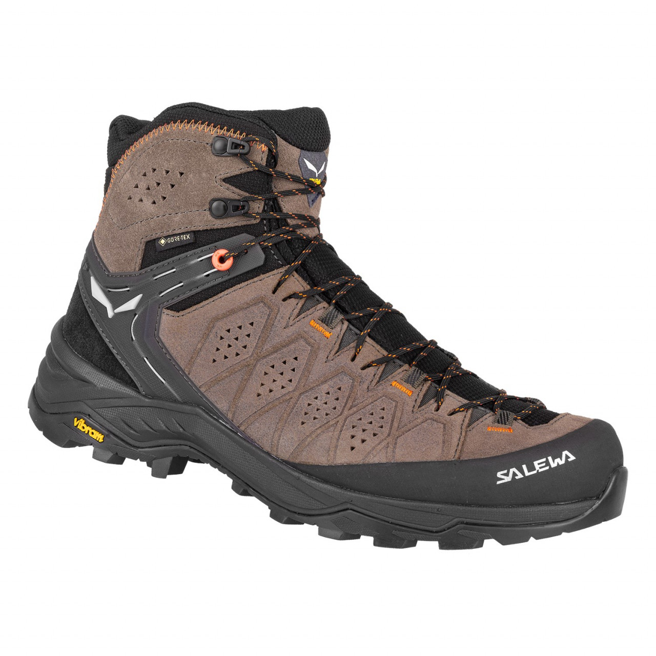 Zapatillas Trekking Hombre Chile - Salewa Alp Trainer 2 Mid GORE-TEX® - Marrones/Naranjas - RTSJ-259